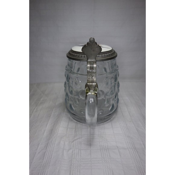 Anheuser Busch Budweiser BMF Bierseidel Beer Steins Lidded Hobnail West Germany - Picture 4 of 11